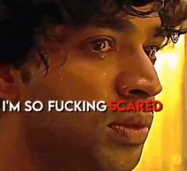 Scared Afraid Meme GIF