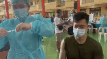 Scared Guy Got Vaccine Scare GIF