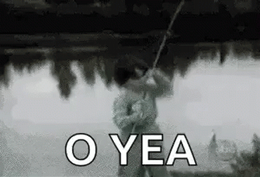 Scared Kid Funny Fishing GIF