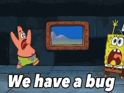 Scared Spongebob And Patrick Have A Bug GIF