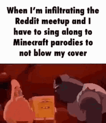 Scared Spongebob And Patrick When Infiltrating Reddit Meme GIF
