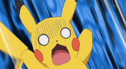 Scared Surprised Pikachu