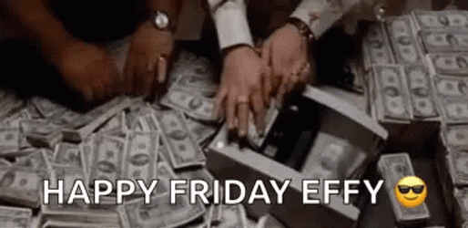Scarface Counting Money Happy Friday Effy GIF