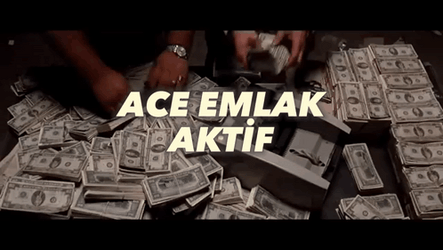 Scarface Money Counting Ace Emlak Aktif GIF
