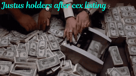 Scarface Money Justus Holders After Cex Listing GIF