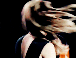 Scarlett Johansson Hair Flip Drink
