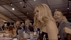 Scarlett Johansson Spirit Awards Thumbs-up