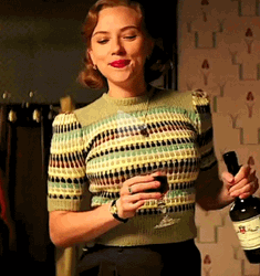 Scarlett Johansson Wine Jojo Rabbit