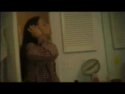 Scary Bathroom Stalker  GIF