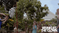 Scary Clown Head Piñata Smash GIF