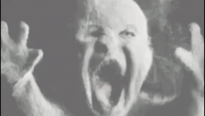 Scary Clown Screaming GIF