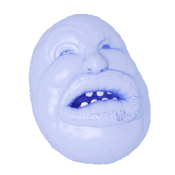 Scary Distorted Jellygummies Head GIF