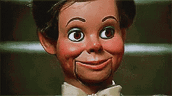 Scary Doll Que Boba GIF