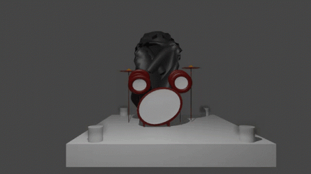 Scary Drum Roll Please GIF