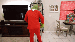 Scary Grinch Christmas GIF
