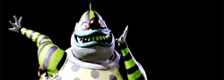 Scary Halloween 3D Clown Cartoon GIF