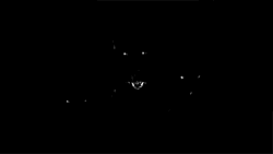 Scary Halloween Black Barking Dogs GIF
