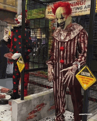 Scary Halloween Clown Dancing GIF