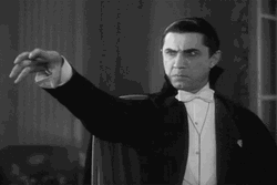Scary Halloween Count Dracula Hands GIF