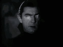 Scary Halloween Count Dracula Stare GIF