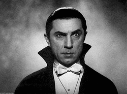Scary Halloween Dracula Raise Eyebrows GIF
