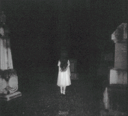 Scary Halloween Ghost Child Glitch GIF