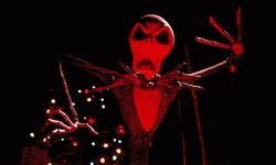 Scary Halloween Jack Skellington GIF