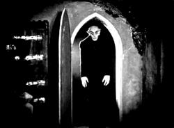 Scary Halloween Old Film Vampire GIF