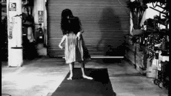 Scary Halloween Possessed GIrl GIF