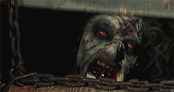 Scary Halloween Possessed Zombie GIF