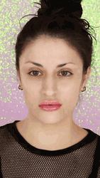 Scary Halloween Skeleton Make Up GIF