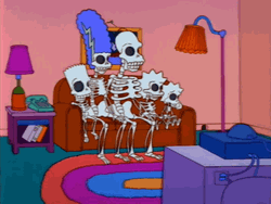 Scary Halloween The Simpsons GIF
