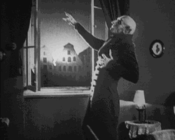 Scary Halloween Vampire Old Film GIF