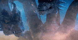 Scary King Ghidorah GIF