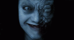 Scary Lady Ghoul Transformation GIF