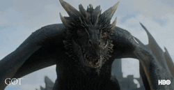 Scary Meleys Showing Pointed Teeth GIF