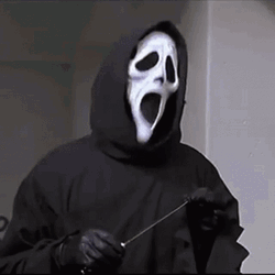 Scary Movie Ghost Face Nodding GIF