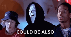 Scary Movie Ghost Face Shaking Head GIF