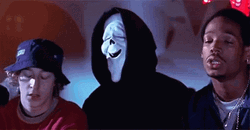 Scary Movie Ghost Face Tilting Head GIF