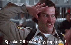 Scary Movie Special Officer Doofy Salute GIF