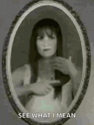 Scary Movie The Ring Mirror Scene Parody GIF