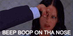 Scary Movie Tiny Hands Confused Anna Faris  GIF