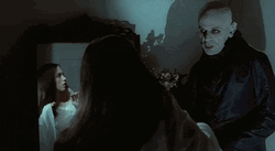 Scary Nosferatu Talking To Lucy GIF