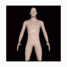 Scary Pop Up Weird 3D Man GIF
