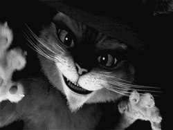 Scary Puss In Boots Eyes GIF