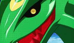 Scary Rayquaza Look GIF