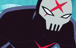 Scary Red X Close Up Teen Titan GIF