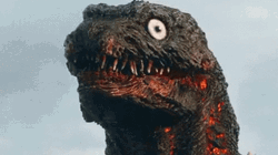Scary Shin Godzilla Growling GIF