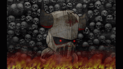 Scary Skull Castle Crasher Boss GIF