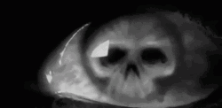 Scary Skull Eye GIF